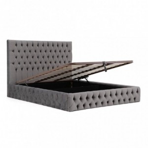 Cama Estofada c/ Sistema de Baú Inc. Delux Capitone Cama Estofada c/ Sistema de Baú Inc. Delux Capitone
