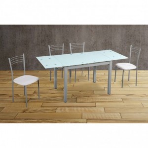 Pack Mesa de Cozinha Extensível Modelo 70 + 4 Cadeiras Modelo 20 Pack Mesa de Cozinha Extensível Modelo 70 + 4 Cadeiras Modelo 20