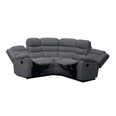 Sofá 3 Lugares Canto Relax c/Função Manual Luxor