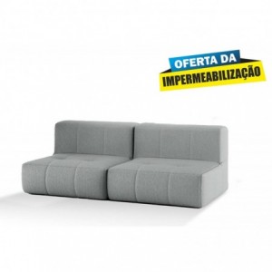 Sofá 2 Lugares Modular s/ Braço Roberta (172x86cm) c/ Oferta da Impermeabilização Sofá 2 Lugares Modular s/ Braço Roberta (172x86cm) c/ Oferta da Impermeabilização