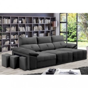 Sofá 2L + Chaise Long c/ Cama King Small (245x160cm) Sofá 2L + Chaise Long c/ Cama King Small (245x160cm)