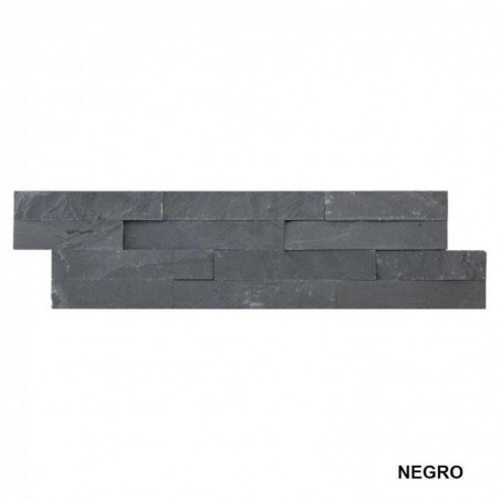 Pedra Natural Negro Ref. 048244 15x55cm - Caixa c/ 0.66 m² (34,85€/m²)