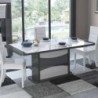 Mesa de Jantar Extensível Lacada Alto Brilho Tiago 3619