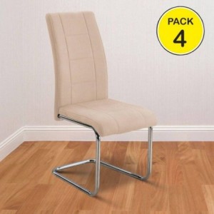 Pack de 4 Cadeiras San (Bege) Pack de 4 Cadeiras San (Bege)