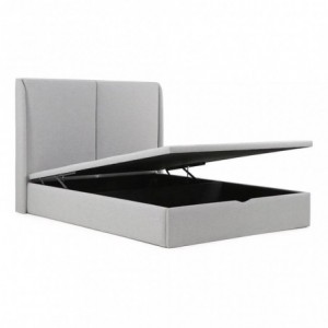Cama Estofada Madrid c/ Sistema Elevatório e Baú Inc. + Colchão Opc. Cama Estofada Madrid c/ Sistema Elevatório e Baú Inc. + Colchão Opc.