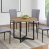 Mesa de Jantar Redonda Fixa Cleveland 2 (90x90x75cm)