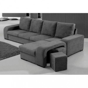 Sofá 3L + Chaise Long Reversível Mustang (305x175cm) Sofá 3L + Chaise Long Reversível Mustang (305x175cm)