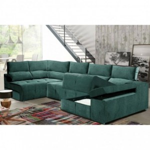 Sofá Canto c/ Chaise Long e Cama Jupiter (345x160cm) Sofá Canto c/ Chaise Long e Cama Jupiter (345x160cm)