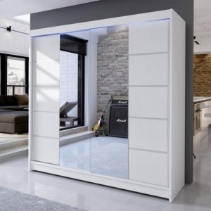 Roupeiro 2 Portas de Correr Talin V (c/ Luz LED) Roupeiro 2 Portas de Correr Talin V (c/ Luz LED)