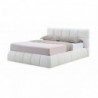 Cama Estofada Tommy c/ Estrado, Sistema Elevatório Inc + Colchão Opc.
