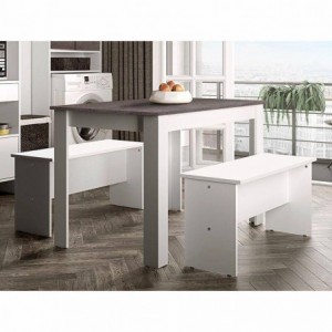 Mesa de Cozinha c/ Bancos Nice Mesa de Cozinha c/ Bancos Nice