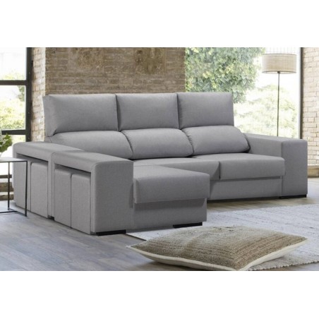 Sofá 2L + Chaise Long Reversível Córdova (260x170cm)