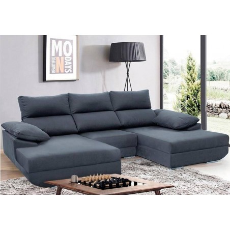 Sofá 1L c/ Dupla Chaise Mercedes (300x185cm)