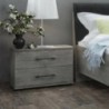 Pack Quarto Completo Tiffany c/ Roupeiro + Estrado (200x160cm)
