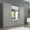Pack Quarto Completo Tiffany c/ Roupeiro + Estrado (200x160cm)