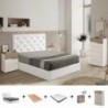 Pack Quarto Completo Cannes c/ Camiseiro + Estrado + Colchão Premium 17HR (190x150cm)