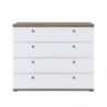 Pack Quarto Completo Tina c/ Cómoda + Estrado de Ripas (200x160cm)