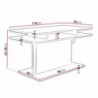 Mesa de Centro Convertível em Mesa de Jantar L2