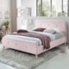 Cama Estofada Loham c/ Estrado