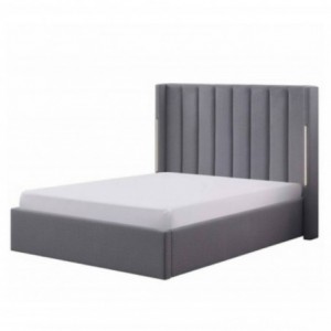 Cama Estofada Neuza c/Led + Colchão Opc. Cama Estofada Neuza c/Led + Colchão Opc.