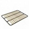 Cama de Casal Estofada Bárbara c/ Detalhes Dourado + Colchão Opc