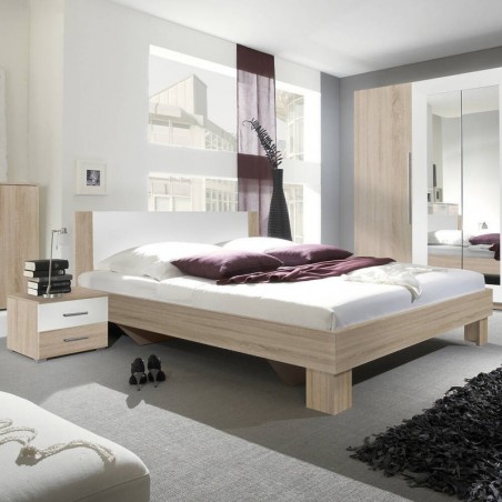 Cama de Casal Vera c/ 2 Mesas de Cabeceira