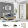 Pack Quarto Completo Heliodor c/ Roupeiro (200x160cm)