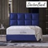Cama Estofada Casal Luna 2 (c/ Estrado + Sistema Elevatório) + Colchão Opc.