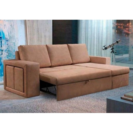Sofá Chaise Long c/ Cama Dublin (265x165cm)