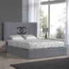 Cama Estofada de Casal CC Bordado + Colchão Opc.