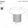 Mesa de Jantar Fixa Zante