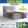 Super Pack Cama Havana + Colchão Back Ortopédico