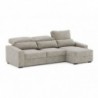 Sofá 2L + Chaise Long  c/ Cama e Baú Oslo (270x158cm)