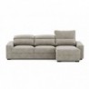 Sofá 2L + Chaise Long  c/ Cama e Baú Oslo (270x158cm)