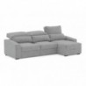 Sofá 2L + Chaise Long  c/ Cama e Baú Oslo (270x158cm)