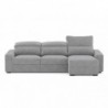 Sofá 2L + Chaise Long  c/ Cama e Baú Oslo (270x158cm)