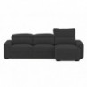 Sofá 2L + Chaise Long  c/ Cama e Baú Oslo (270x158cm)