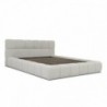 Cama de Casal Estofada Florbela + Estrado, Sistema Elevatório e Fundos + Colchão Opc.