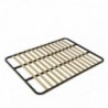 Cama de Casal Estofada Florbela + Estrado, Sistema Elevatório e Fundos + Colchão Opc.