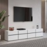 Base Tv 4 Portas + 4 Gavetas Cross