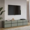 Base Tv 4 Portas + 4 Gavetas Cross