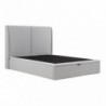 Cama Estofada Madrid c/ Sistema Elevatório e Baú Inc. + Colchão Opc.