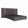 Cama Estofada de Casal Valência + Colchão Opc.
