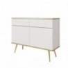 Cómoda 2 Portas + 2 Gavetas Oro