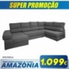 Sofá Canto c/ Chaise Long e Cama Amazônia (345x160cm)