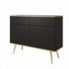Cómoda 2 Portas + 2 Gavetas Oro