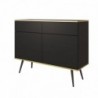 Cómoda 2 Portas + 2 Gavetas Oro