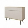 Cómoda 2 Portas + 2 Gavetas Oro