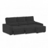 Sofá 2L + Chaise Long  c/ Cama e Baú Oslo (270x158cm)