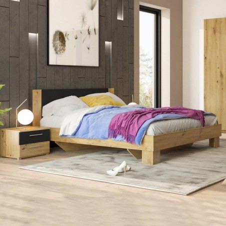 Cama de Casal Vera c/ 2 Mesas de Cabeceira